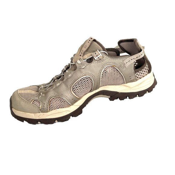 SOLD!! Salomon Womens 7.5 Beige Techamphibian 2 Water Mesh Trail Hiking Shoes - Picture 3 of 11